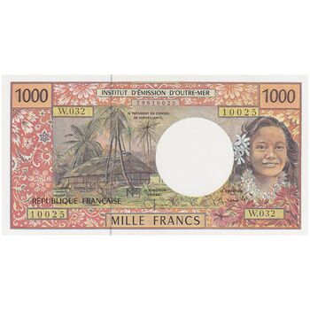اسکناس 1000 فرانک بدون تاریخ (2004) قلمرو های فرادریایی - Severino, Redouin, Cornaille - تک - UNC65 - فرانسه