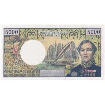 اسکناس 5000 فرانک بدون تاریخ (2000-2002) قلمرو های فرادریایی - REDOUIN, POUILLIEUTE, AUDREN - تک - UNC65 - فرانسه