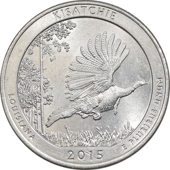 سکه کوارتر دلار 2015P جنگل ملی کیساچی - AU - آمریکا
