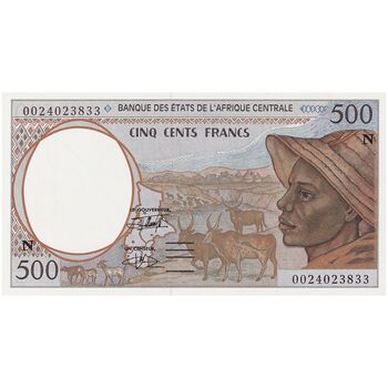 اسکناس 500 فرانک 2000 - تک - UNC65 - آفریقای مرکزی (گینه استوایی)