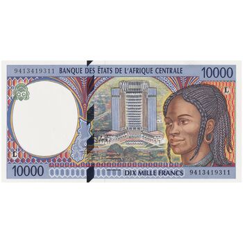 اسکناس 10000 فرانک 1994 - تک - UNC65 - آفریقای مرکزی (گابن)
