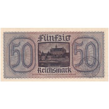 اسکناس 50 مارک بدون تاریخ (1939-1945) رایش سوم - تک - UNC65 - آلمان