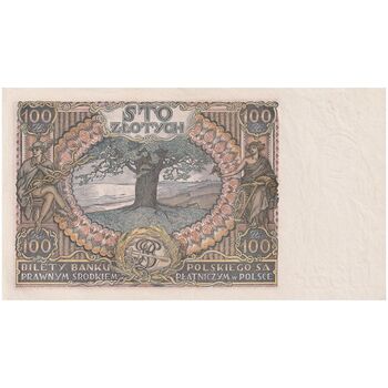 اسکناس 100 زلوتی 1934 جمهوری دوم - تک - AU - لهستان