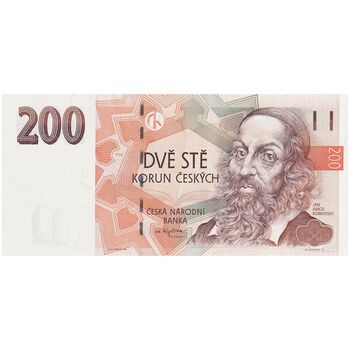 اسکناس 200 کرون 1998 جمهوری - تک - AU - جمهوری چک