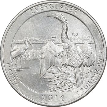 سکه کوارتر دلار 2015P بمبئی هوک - AU - آمریکا