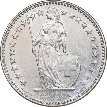 سکه 2 فرانک 2004 دولت فدرال - AU58 - سوئیس