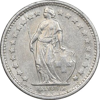 سکه 1/2 فرانک 1971 دولت فدرال - AU50 - سوئیس