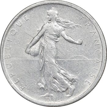 سکه 1/2 فرانک 1965 جمهوری کنونی - EF45 - فرانسه