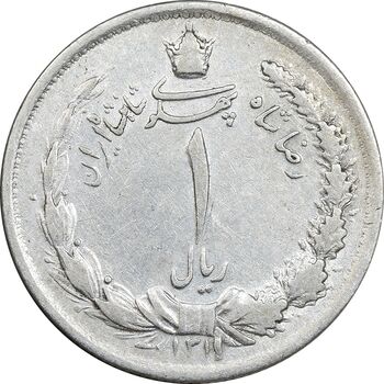 سکه 1 ریال 1311 - EF40 - رضا شاه
