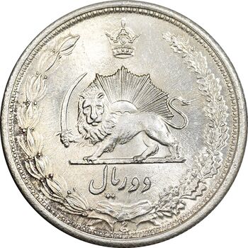 سکه 2 ریال 1310 - MS63 - رضا شاه