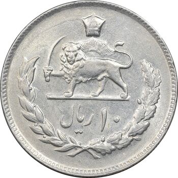سکه 10 ریال 1354 - MS62 - محمد رضا شاه