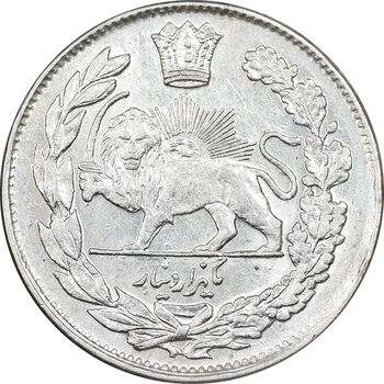 سکه 1000 دینار 1331 تصویری - AU58 - احمد شاه