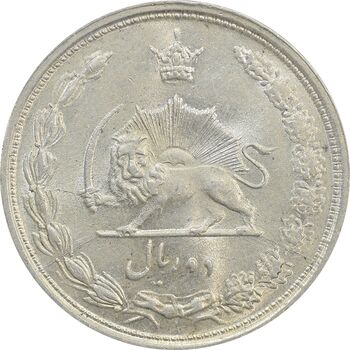 سکه 2 ریال 1313 - MS62 - رضا شاه