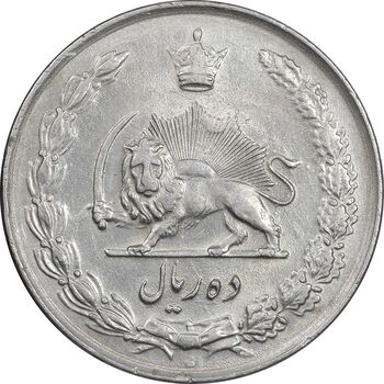 سکه 10 ریال 1335 - EF45 - محمد رضا شاه