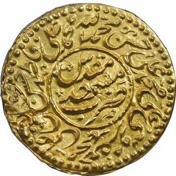 سکه طلا پولکی امام رضا (ع) 1310 - ضرب مشهد - UNC - ناصرالدین شاه