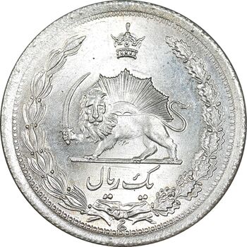 سکه 1 ریال 1312 - MS65 - رضا شاه
