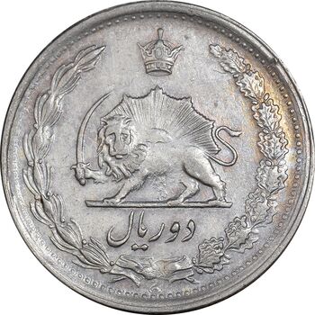 سکه 2 ریال 1340 - EF45 - محمد رضا شاه