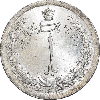 سکه 1 ریال 1312 - MS63 - رضا شاه