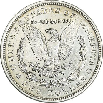 سکه یک دلار 1921 مورگان - AU50 - آمریکا