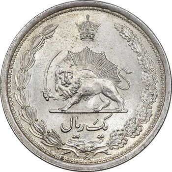 سکه 1 ریال 1312 - MS62 - رضا شاه
