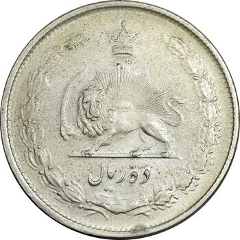 سکه 10 ریال 1323 - AU58 - محمد رضا شاه
