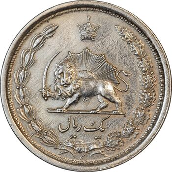 سکه 1 ریال 1313 - AU50 - رضا شاه