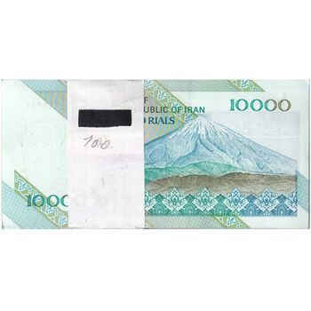 بسته اسکناس 10000 ریال امام (نمازی - نوربخش) - UNC - جمهوری اسلامی