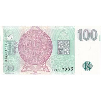 اسکناس 100 کرون 1997 جمهوری - تک - UNC63 - جمهوری چک