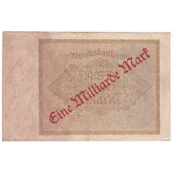 اسکناس 1000000000 مارک 1922 جمهوری وایمار - تک - EF - آلمان