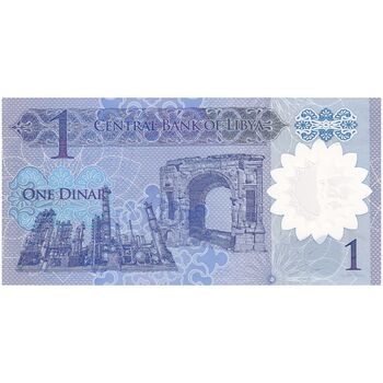 اسکناس 1 دینار بدون تاریخ (2019) دولت لیبی - تک - UNC65 - لیبی