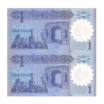 اسکناس 1 دینار بدون تاریخ (2019) دولت لیبی - جفت - UNC65 - لیبی