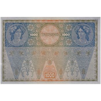 اسکناس 1000 کرون بدون تاریخ (1920) جمهوری اول - تک - UNC62 - اتریش
