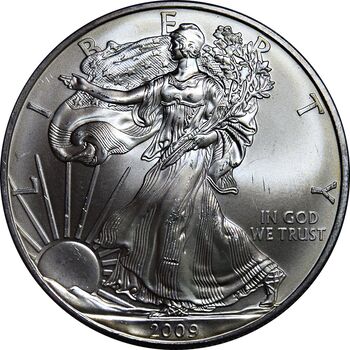 مدال یادبود 1 دلار 2009 عقاب - PF63 - آمریکا