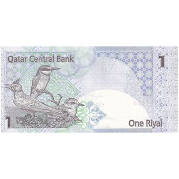 اسکناس 1 ریال بدون تاریخ (2015) حمد بن خلیفه آل ثانی - Abdullah Saud al-Thani & Ali Shareef al-Emadi - تک - UNC63 - قطر