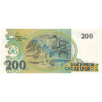 اسکناس 200 کروزریو بدون تاریخ(1990) جمهوری فدراتیو - تک - UNC63 - برزیل