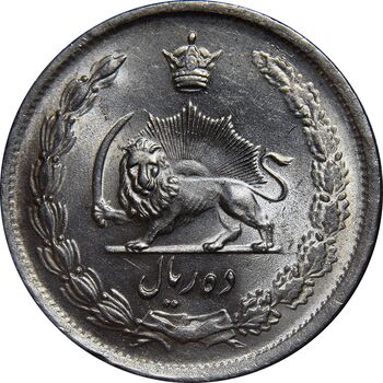 سکه 10 ریال 1323 - MS63 - محمد رضا شاه
