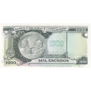اسکناس 1000 اسکودو بدون تاریخ (1976) جمهوری خلق - تک - UNC63 - موزامبیک