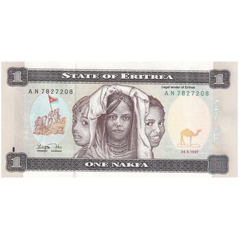 اسکناس 1 ناکفا 1997 دولت اریتره - تک - UNC63 - اریتره