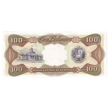 اسکناس 100 بولیوار 1998 جمهوری چهارم - تک - UNC62 - ونزوئلا
