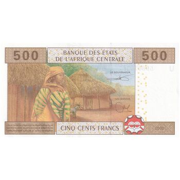 اسکناس 500 فرانک (2011-2017) - L. Abaga-Nchama & S. F. Meke - تک - UNC63 - آفریقای مرکزی (کامرون)