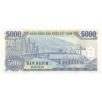 اسکناس 5000 دانگ 1991 جمهوری سوسیالیستی - تک - UNC63 - ویتنام
