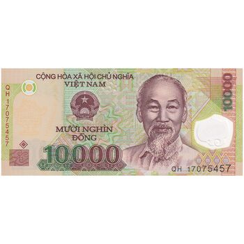 اسکناس 10000 دانگ 2017 جمهوری سوسیالیستی - تک - UNC65 - ویتنام