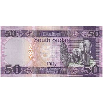 اسکناس 50 پوند 2019 جمهوری - تک - UNC62 - سودان جنوبی