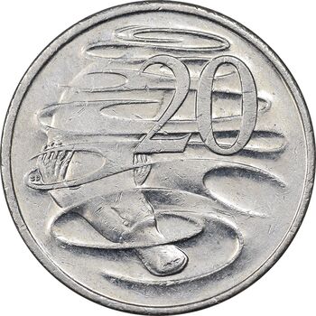 سکه 20 سنت 2008 الیزابت دوم - EF45 - استرالیا