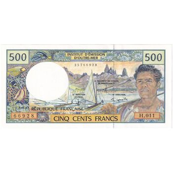 اسکناس 500 فرانک بدون تاریخ (2003-2007) قلمرو های فرادریایی - تک - AU58 - فرانسه