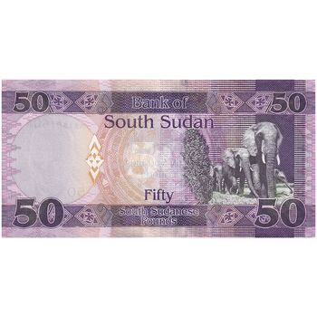اسکناس 50 پوند 2019 جمهوری - تک - UNC61 - سودان جنوبی