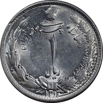 سکه 1 ریال 1313 - MS62 - رضا شاه