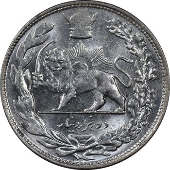 سکه 2000 دینار 1307 تصویری - MS63 - رضا شاه