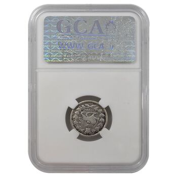 سکه 500 دینار 1307 سفر فرنگ - VF30 - ناصرالدین شاه