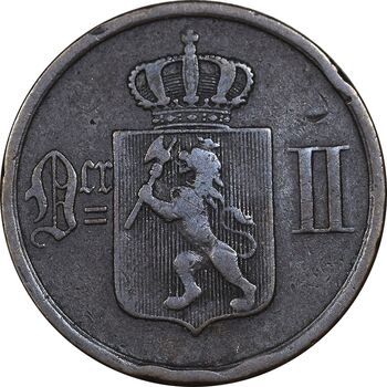 سکه 2 اوره 1889 اسکار دوم - EF40 - نروژ